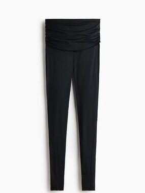 H&M studio draped panel leggings